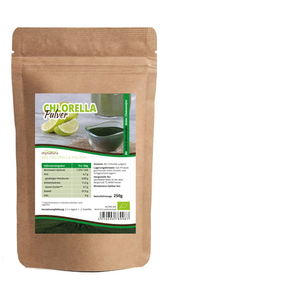 Mynatura Bio Chlorella Algenpulver – 250g