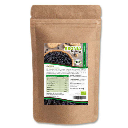 Mynatura getrocknete Bio Aroniabeeren - 1000g