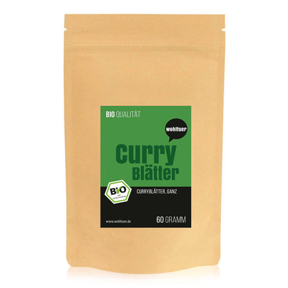 Wohltuer Bio Curryblätter ganz - 60g