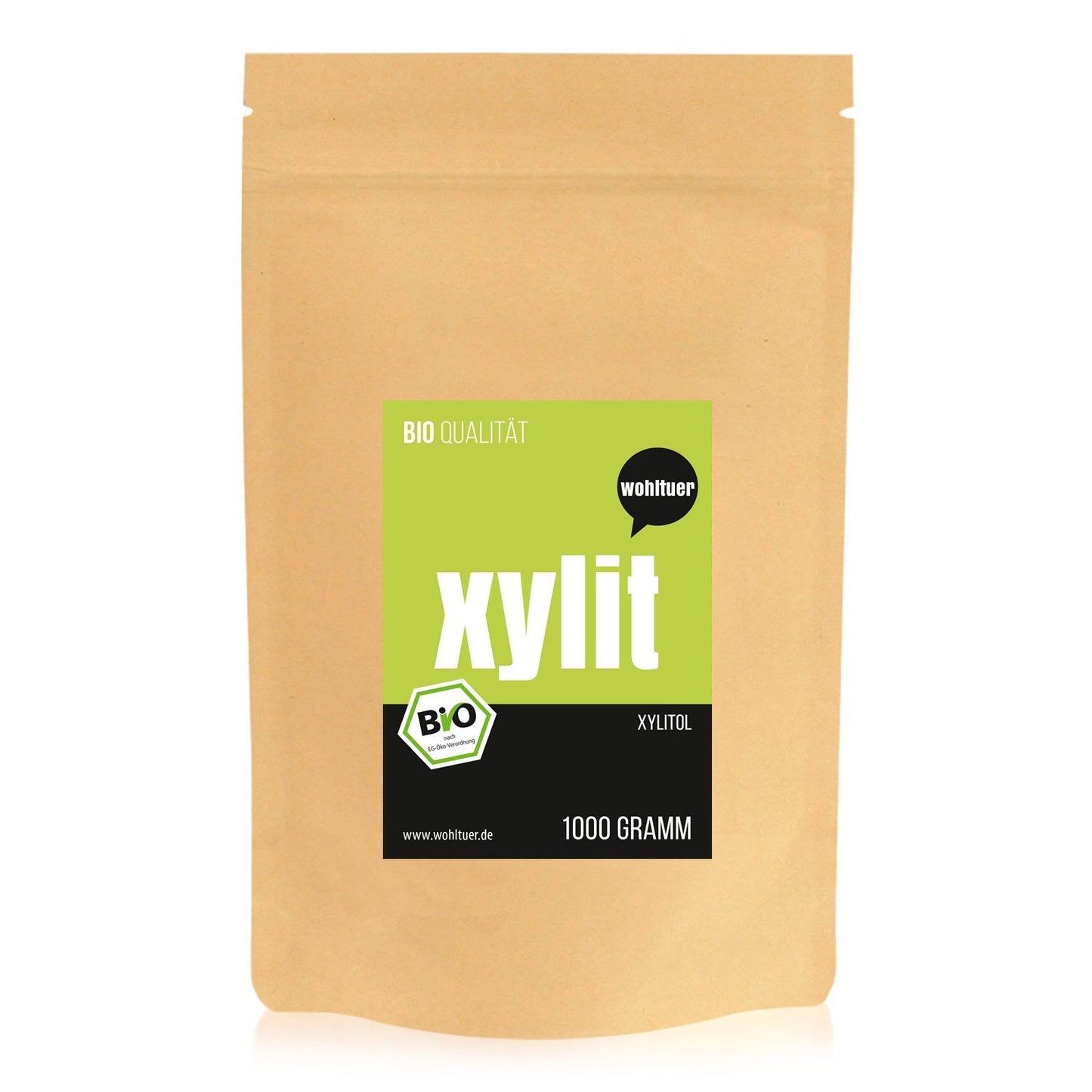 Wohltuer Bio Xylit Zucker - Birkenzucker im Beutel 1000g