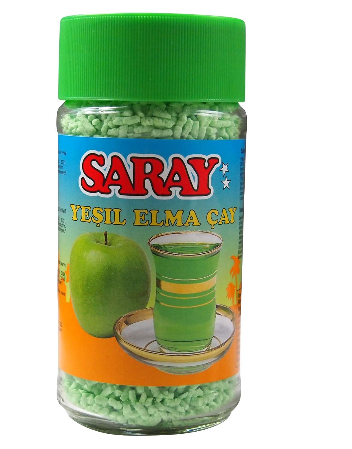 Saray Instant Tee mit grüner Apfelgeschmack Tee 200g - fit and life shop
