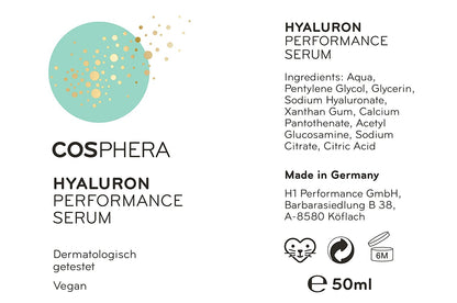Cosphera Hyaluron Performance Serum hochdosiert - 50ml