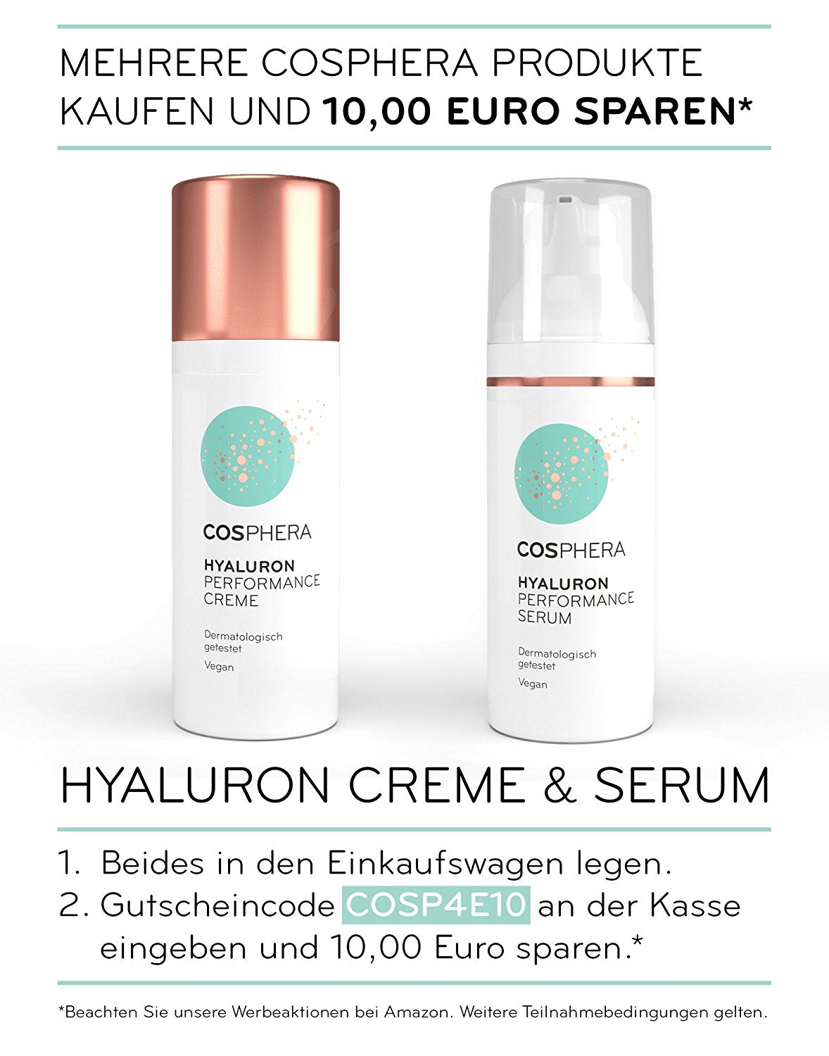Cosphera Hyaluron Performance Serum hochdosiert - 50ml