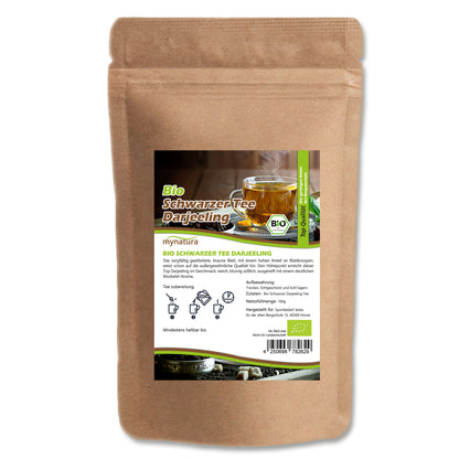 Mynatura Bio Schwarzer Darjeeling Tee in verschiedenen Größen