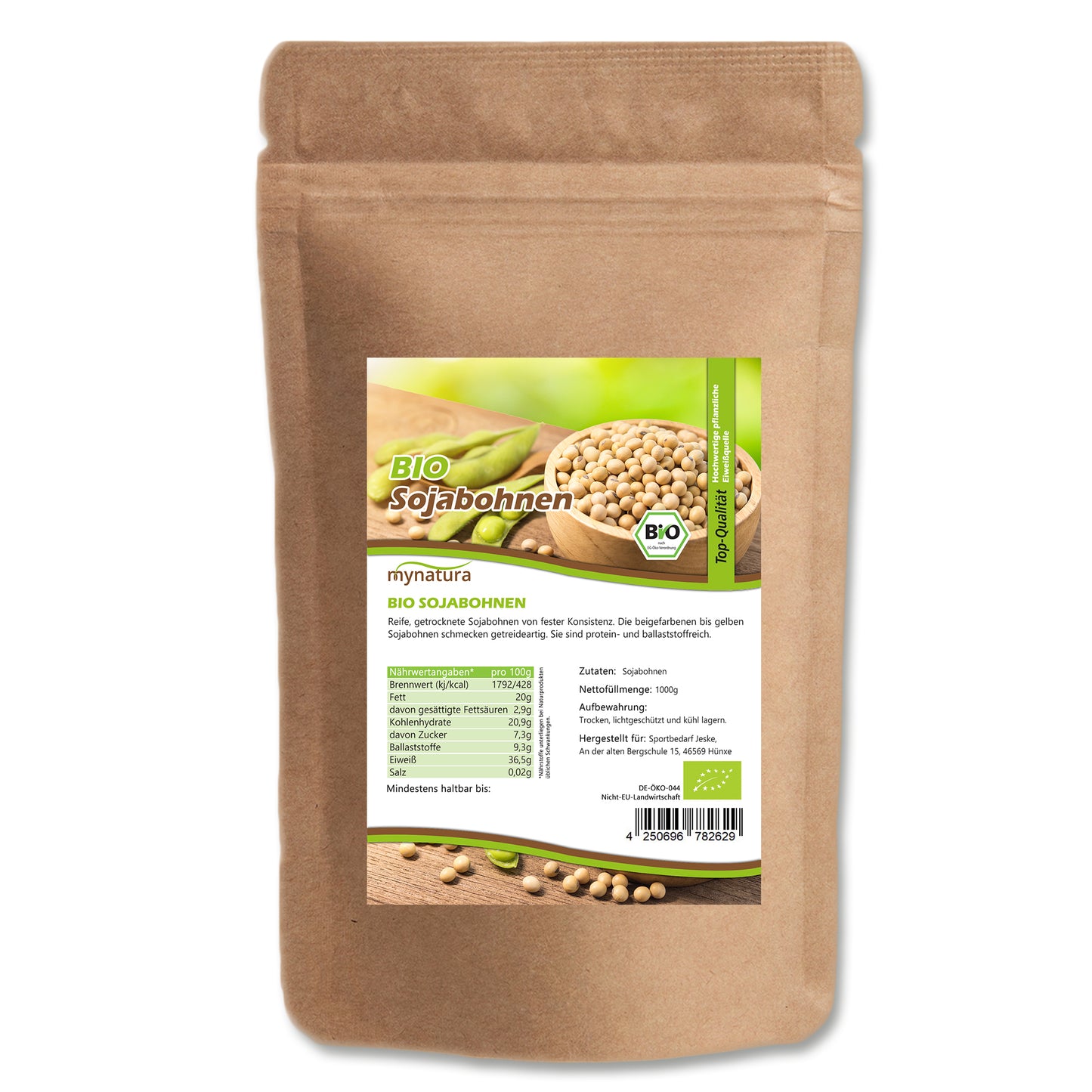 Mynatura Bio Sojabohnen – ganz ab 1kg