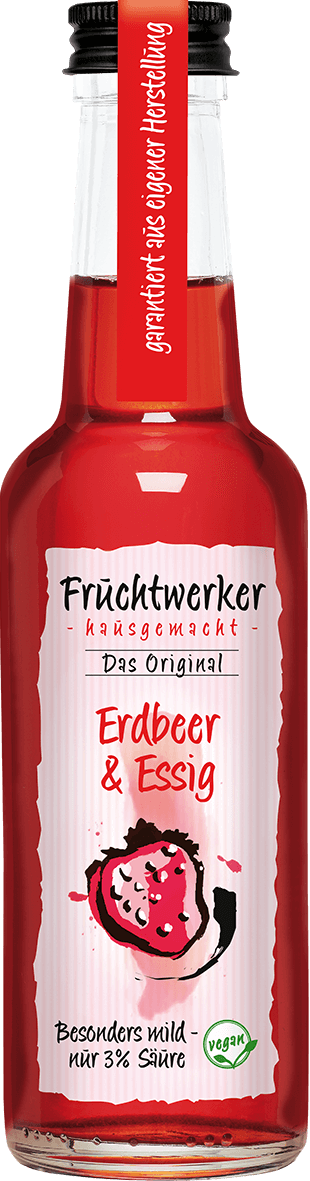Fruchtwerker Erdbeer & Essig 250ml - fit and life shop