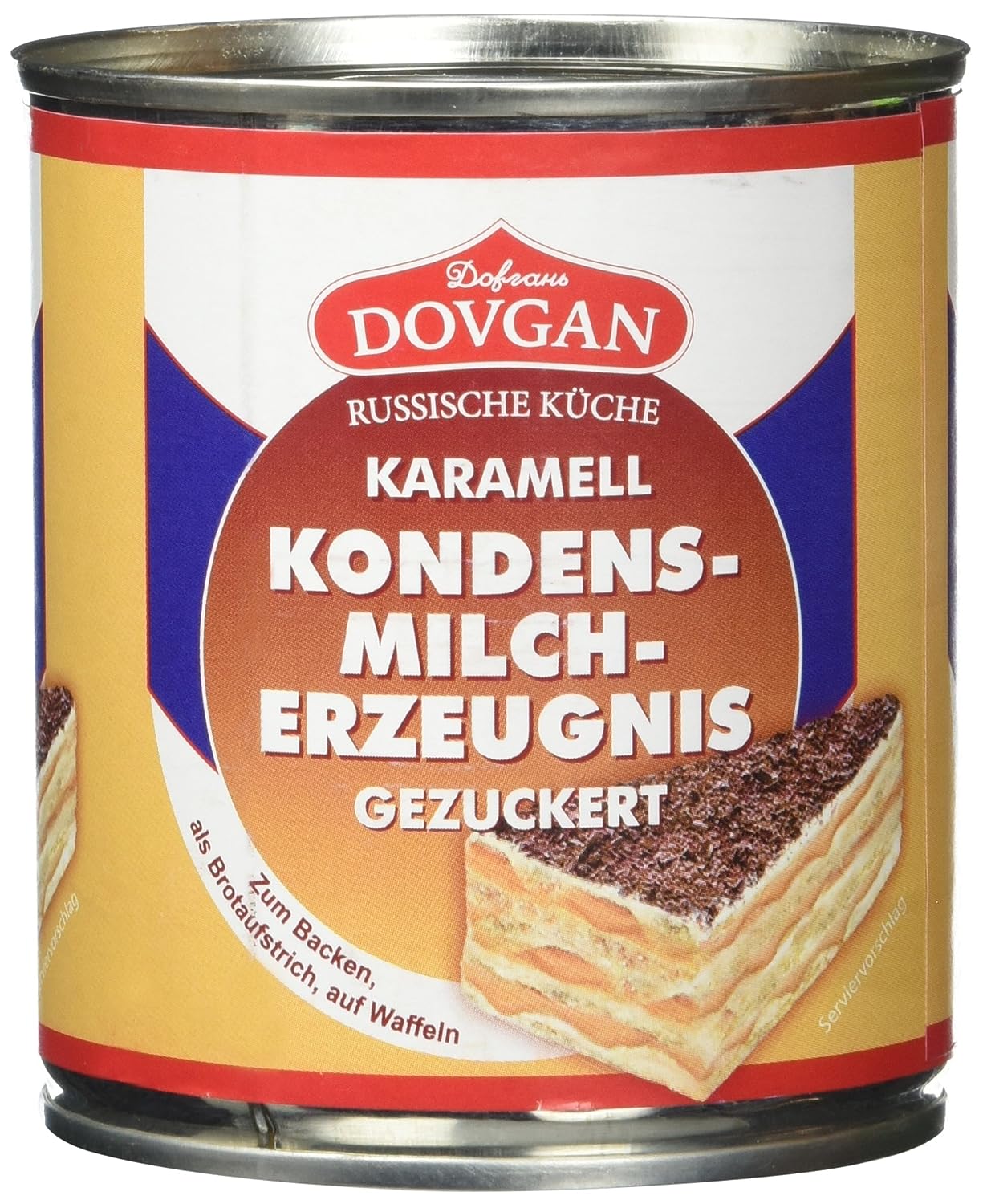 DOVGAN Gezuckertes Kondensmilcherzeugnis Karamell (6x397g) - fit and life shop