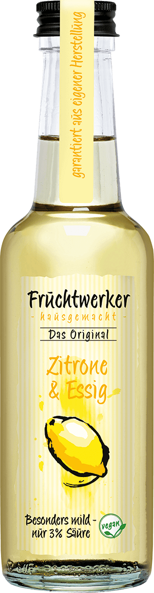 Fruchtwerker Zitrone & Essig 250ml - fit and life shop