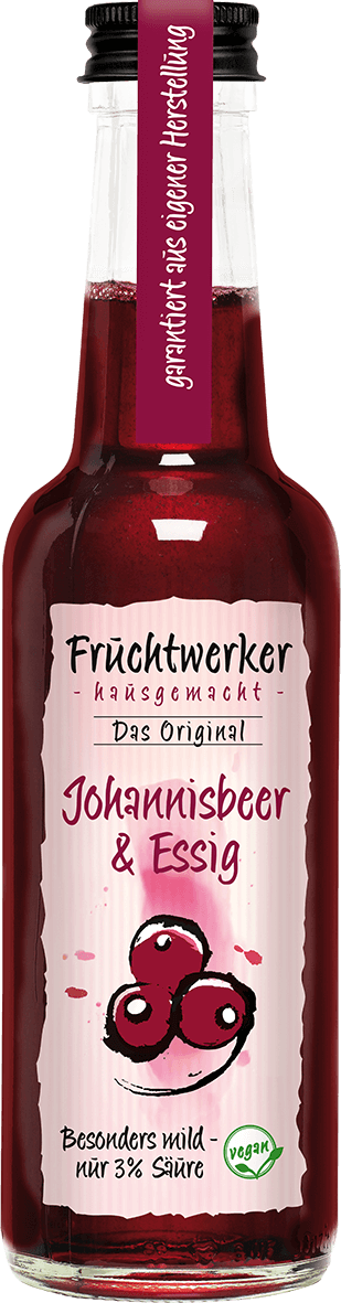 Fruchtwerker Johannisbeer & Essig 250ml - fit and life shop