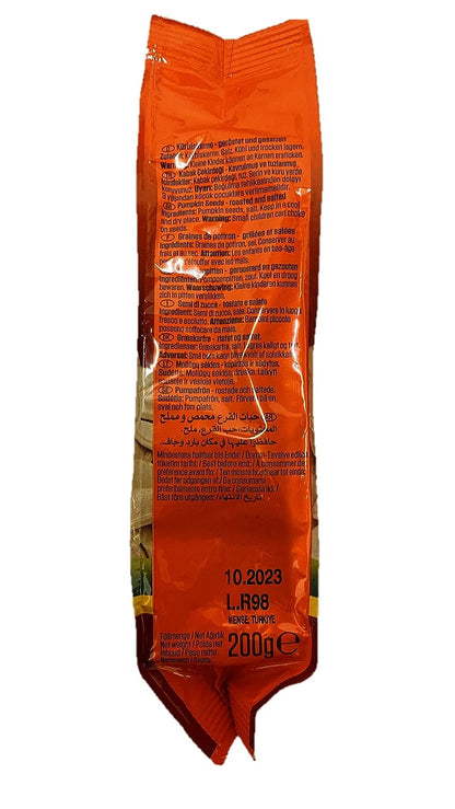SUNTAT Kürbiskerne ungeschält geröstet & gesalzen (4 x 200 g Packung) - fit and life shop