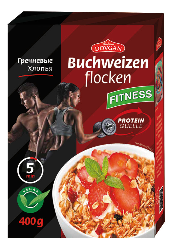 Dovgan Buchweizenflocken, (400g) - fit and life shop