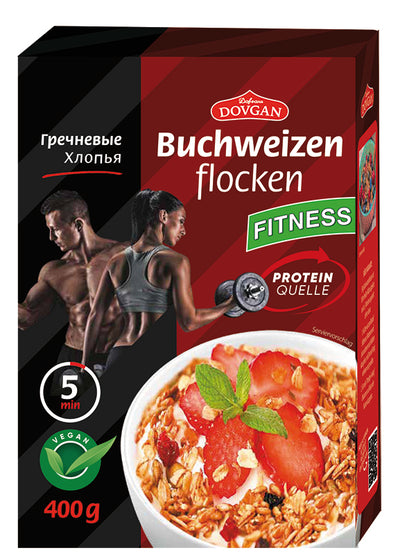 Dovgan Buchweizenflocken, (400g) - fit and life shop