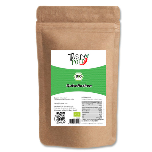 Tasty Pott Bio Dulse Flocken - im Beutel