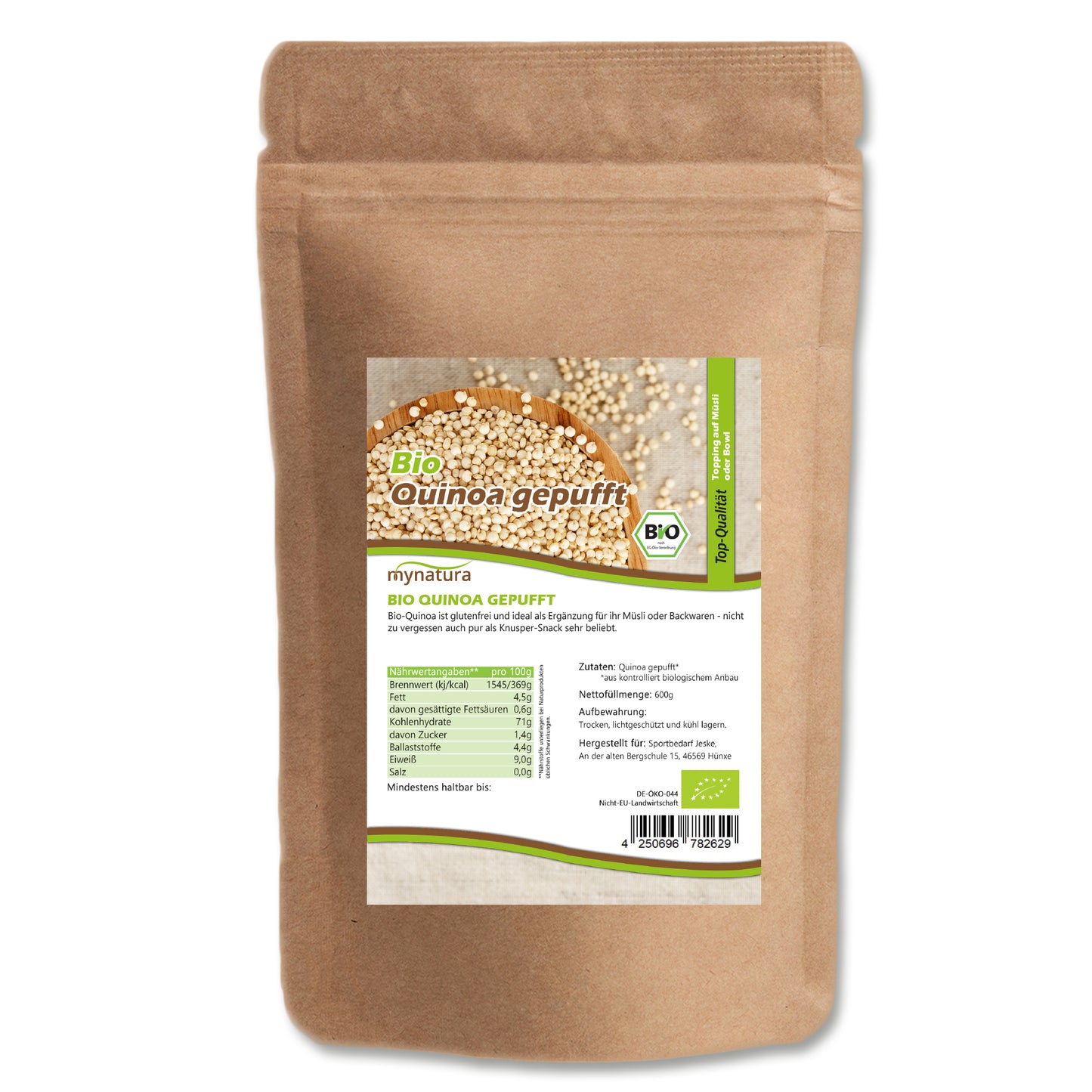 Mynatura Bio Quinoa gepufft 600g