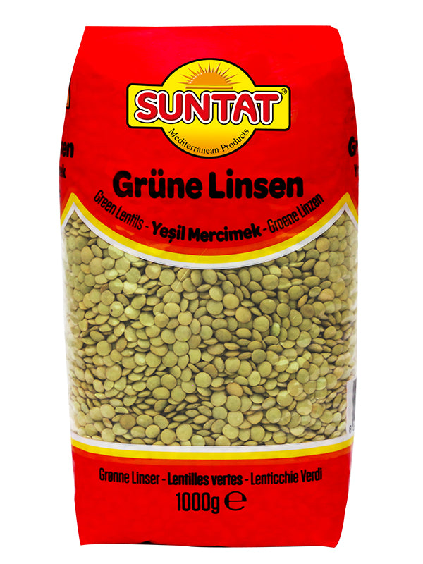 SUNTAT Grüne Linsen 1kg - fit and life shop