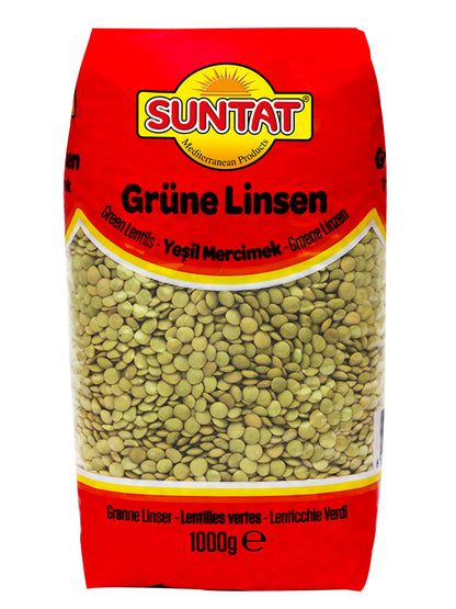 SUNTAT Grüne Linsen 1kg - fit and life shop