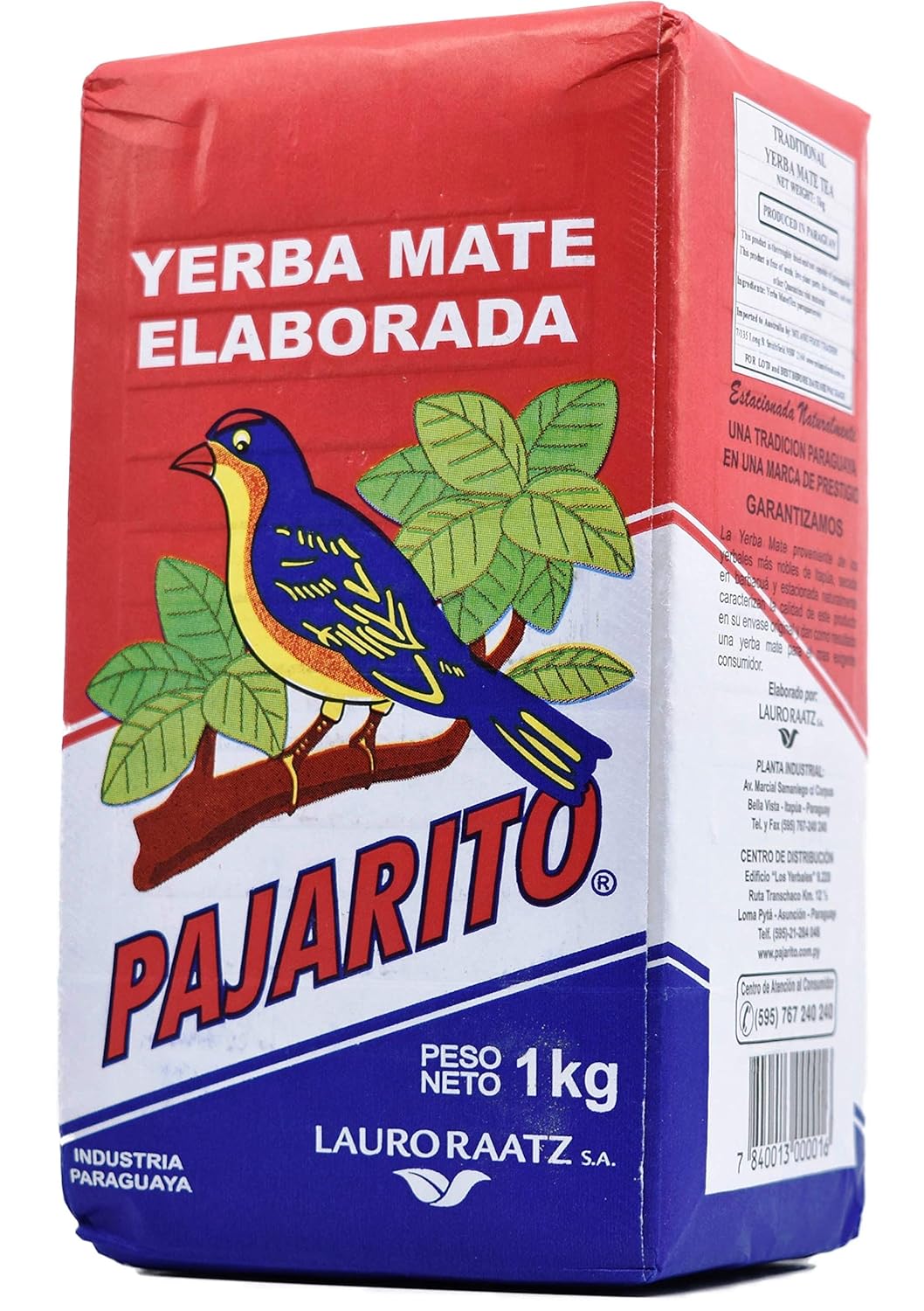 Pajarito Tradicional - Mate Tee aus Paraguay 1(kg) - fit and life shop