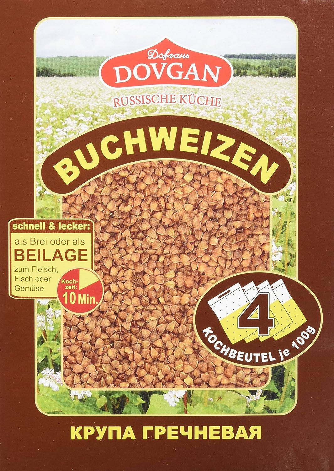 Dovgan Buchweizen im Kochbeutel,  400 g - fit and life shop