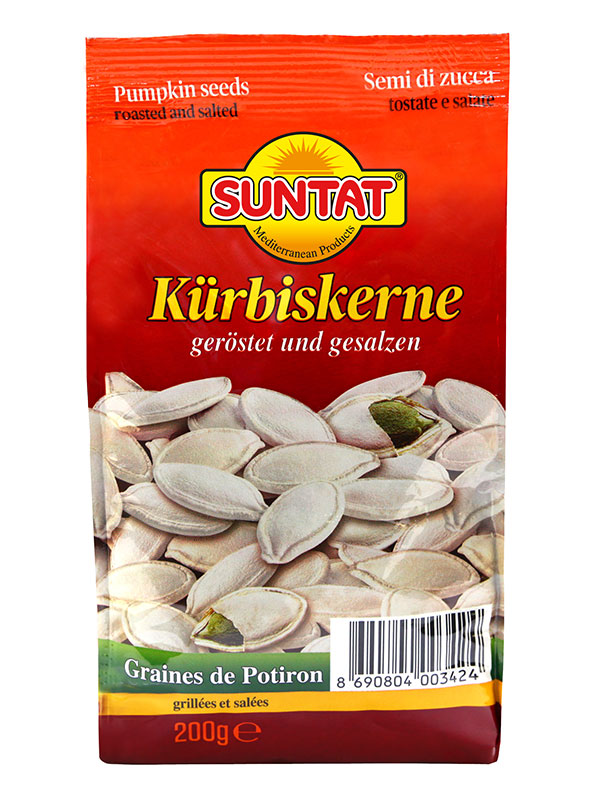 SUNTAT Kürbiskerne geröstet und gesalzen (2x200g) - fit and life shop