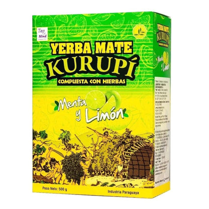 Kurupi Menta y Limón - Mate Tee aus Paraguay (500g) - fit and life shop
