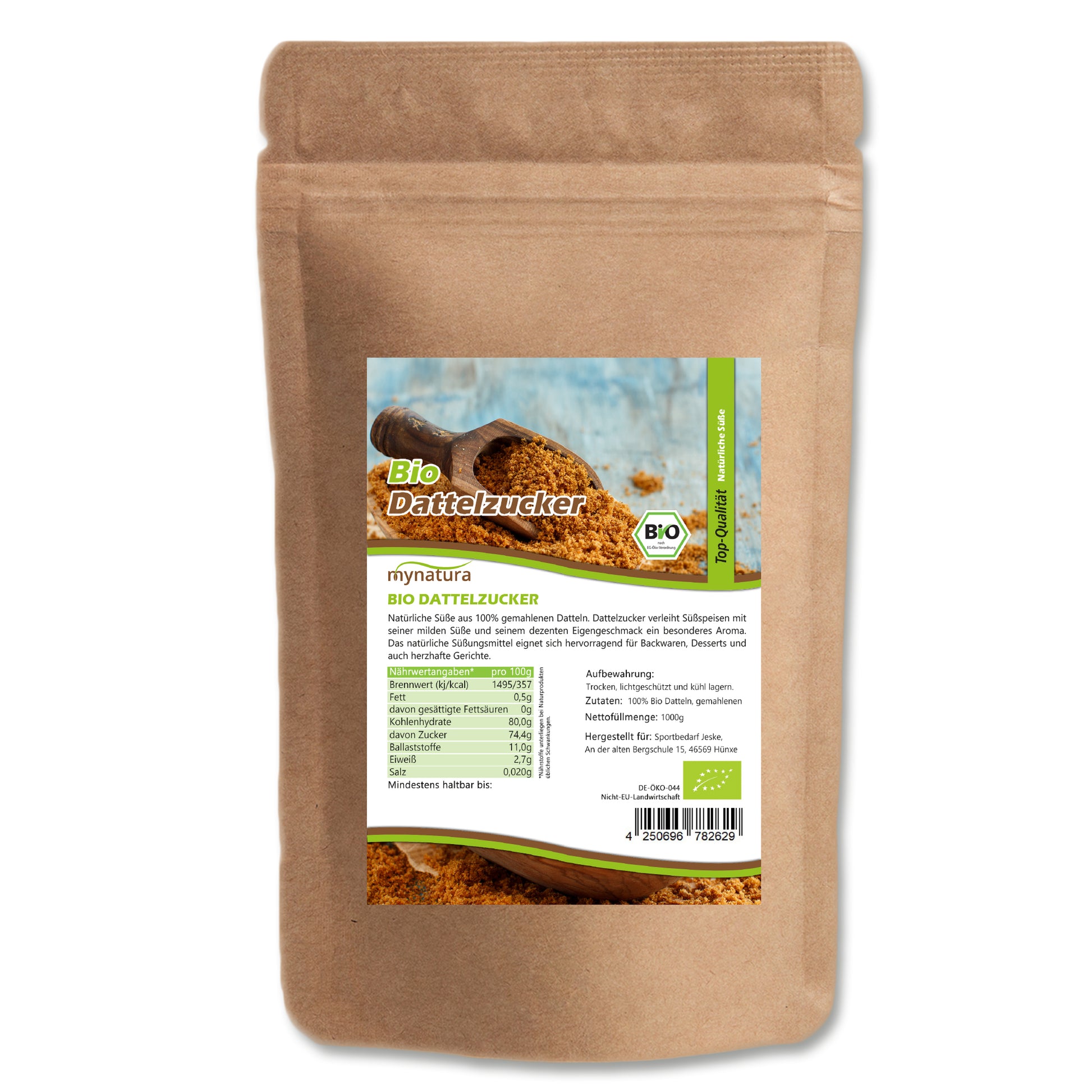 Mynatura Bio Dattelzucker – ab 1000g - fit and life shop