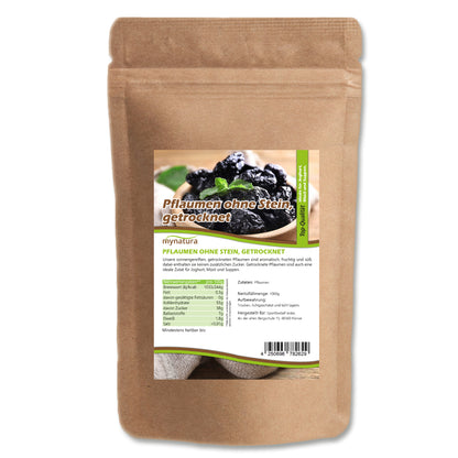 Mynatura Getrocknete Pflaumen in Premiumqualität – ab 1000g - fit and life shop