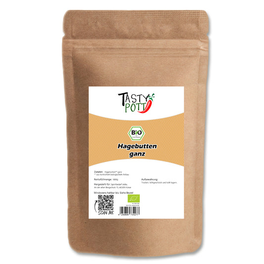 Tasty Pott Bio Hagebutten ganz & getrocknet - im Beutel