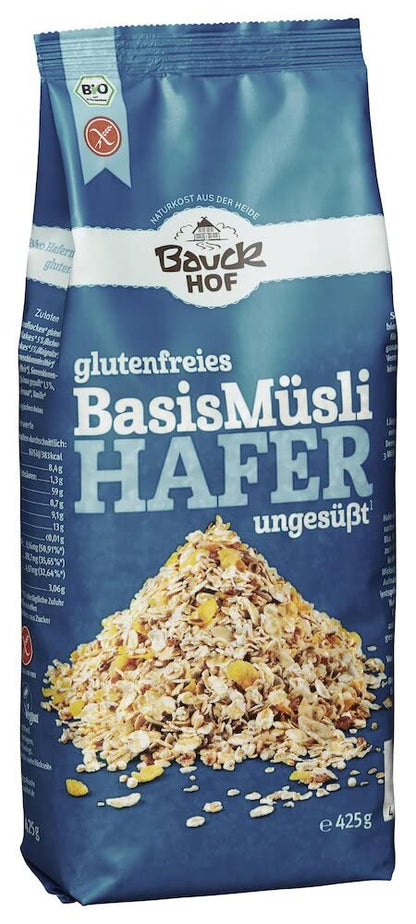Bauckhof Bio Hafermüsli Basis - glutenfrei 425g
