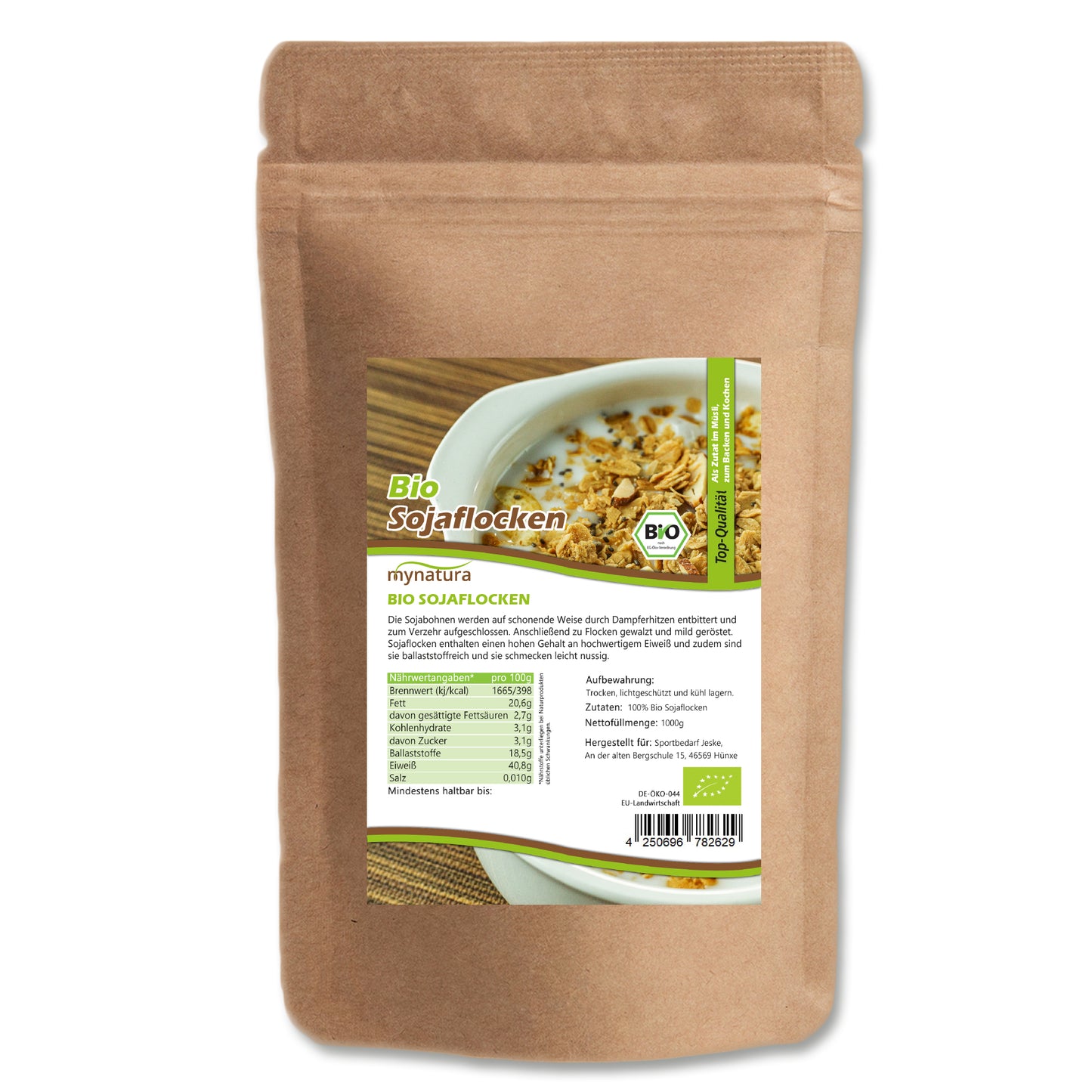 Mynatura Bio Sojaflocken - ab 1000g - fit and life shop