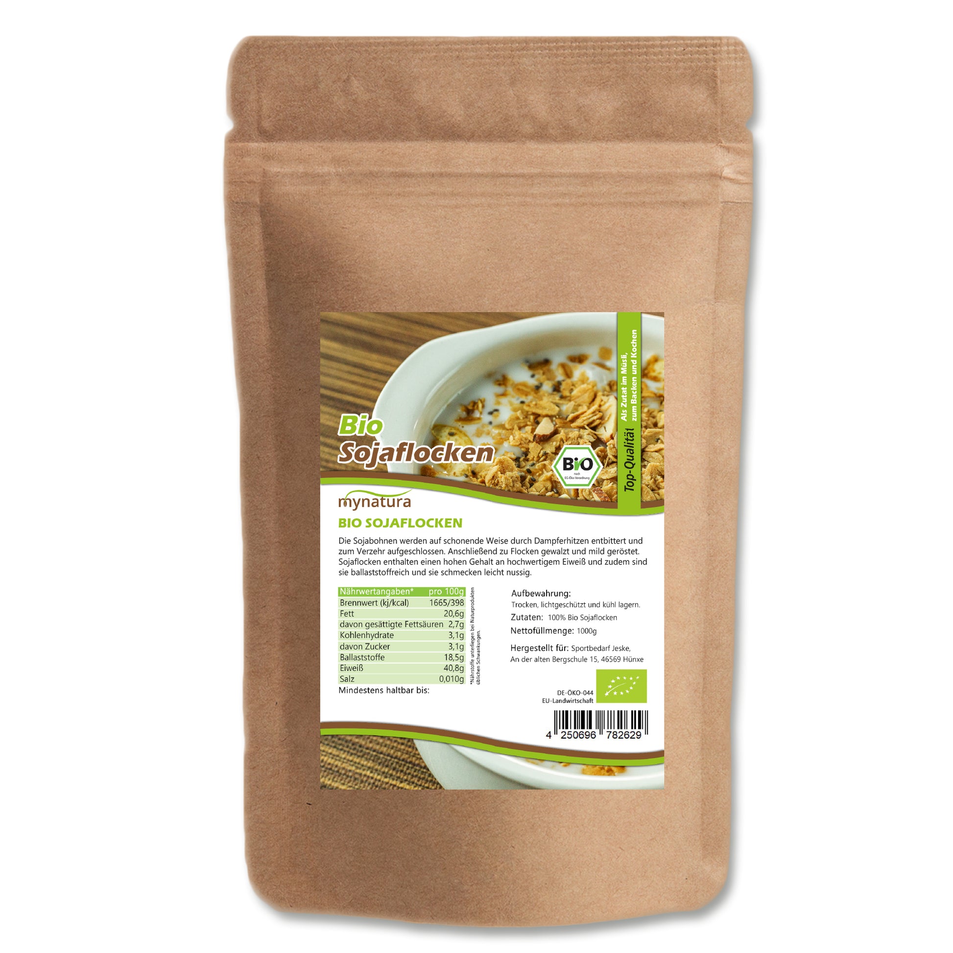 Mynatura Bio Sojaflocken - ab 1000g - fit and life shop