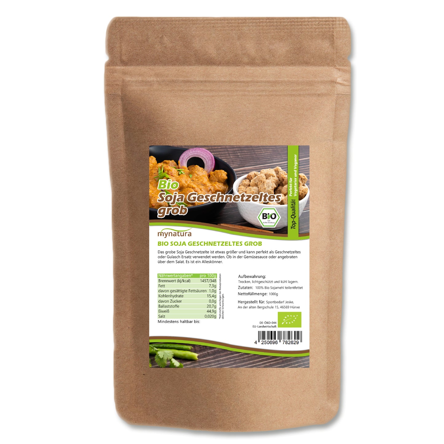 Mynatura Bio Soja Geschnetzeltes - Grob - 1kg