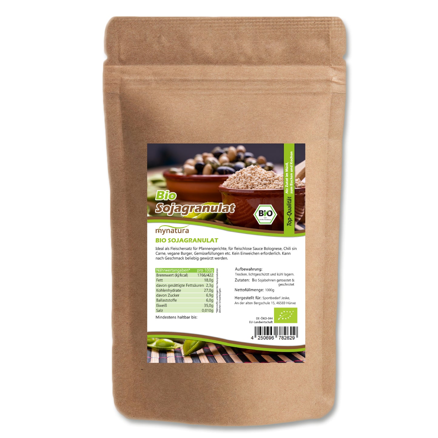 Mynatura Bio Sojagranulat - ab 1000g - fit and life shop