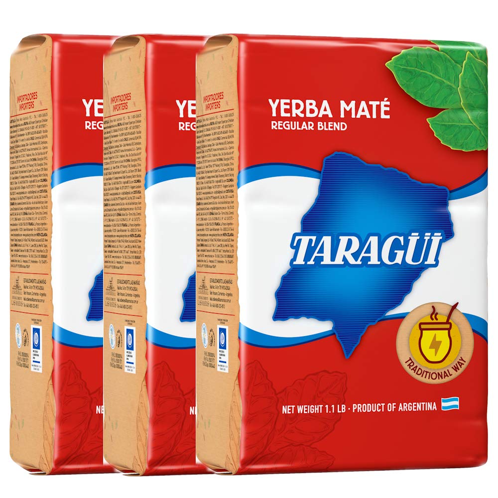 Taragui - Mate Tee aus Argentinien Yerba Mate 3x500g - fit and life shop