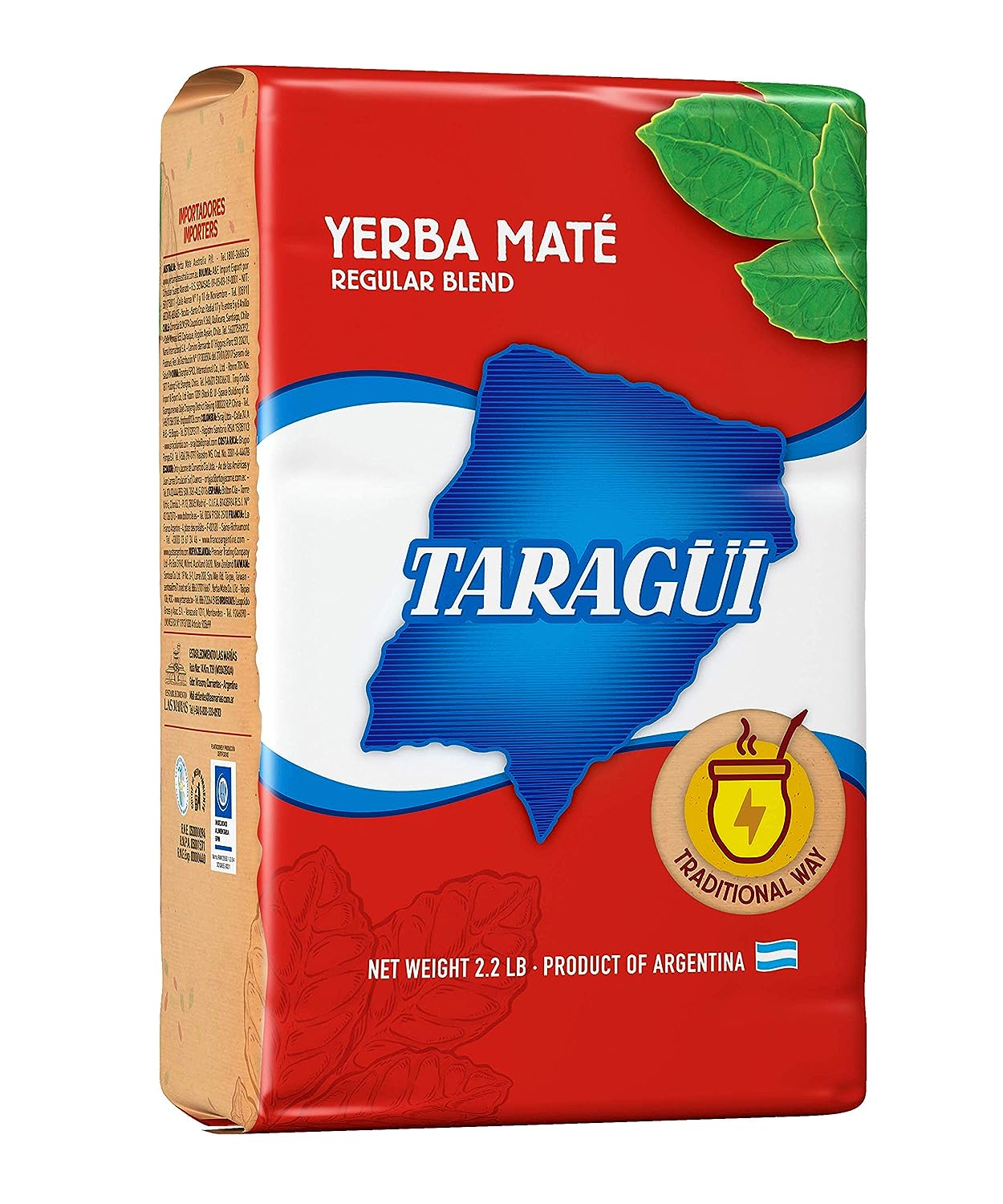 Taragui - Mate Tee aus Argentinien Yerba Mate 3x500g - fit and life shop