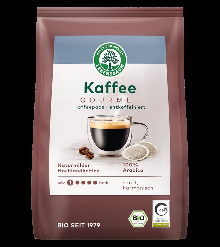 Lebensbaum Bio Kaffee Gourmet, entkoffeiniert 126g - fit and life shop