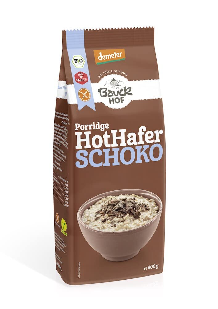 Bio Hot Hafer Schoko glutenfrei Demeter (6x400g) - fit and life shop