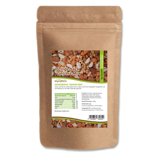Mynatura Geisha Mix – Knusprige Reiscracker Mischung 1 kg Beutel