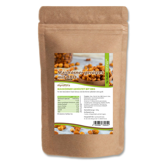 Mynatura BBQ Maiskörner geröstet – 1kg