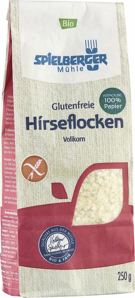 Spielberger Bio Glutenfreie Hirseflocken - 250g