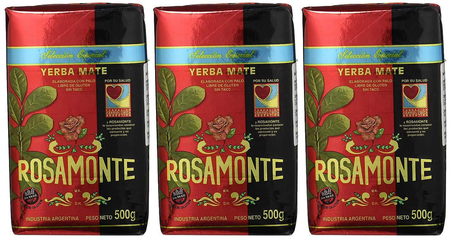 Rosamonte Special- Especial - Mate Tee aus Argentinien 3x1kg - fit and life shop