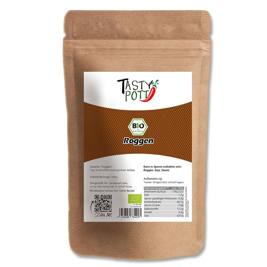 Tasty Pott Bio Roggen ganzes Korn - im Beutel