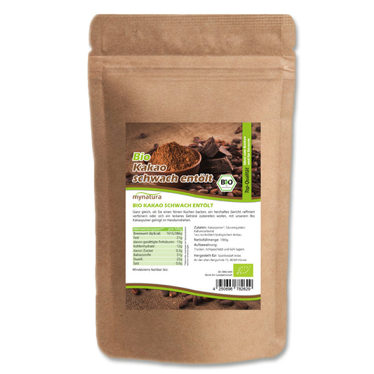 Mynatura Bio Kakaopulver schwach entölt - ab 1000g - fit and life shop