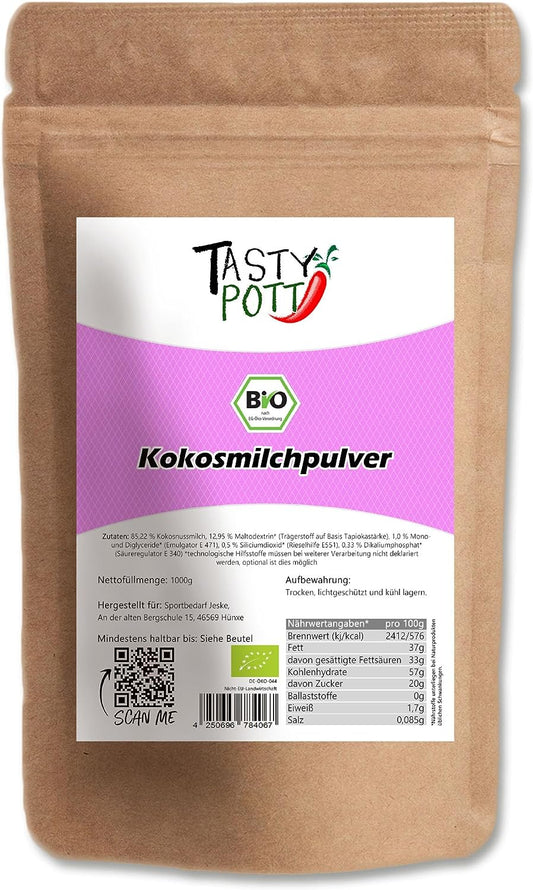 Tasty Pott Bio Kokosmilchpulver - im Beutel