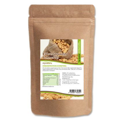 Mynatura Erbsenprotein Schnetzel - aus gelben Erbsen 600g
