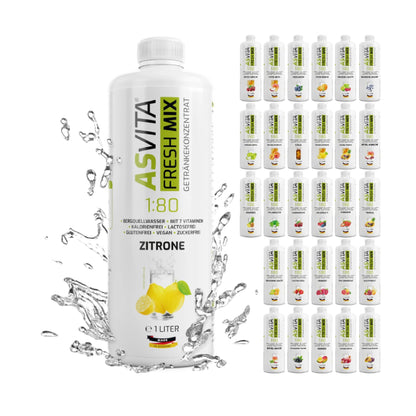AsVita Fresh Mix 1:80 - 1 Liter  Flasche - fit and life shop