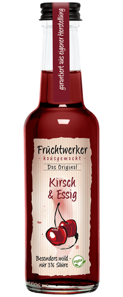 Fruchtwerker Kirsch & Essig 250ml - fit and life shop