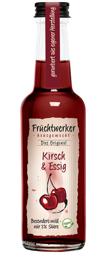 Fruchtwerker Kirsch & Essig 250ml - fit and life shop