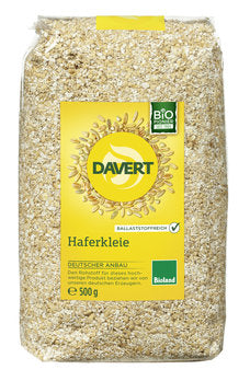 Davert Mühle Bio Haferkleie  500 gr - fit and life shop