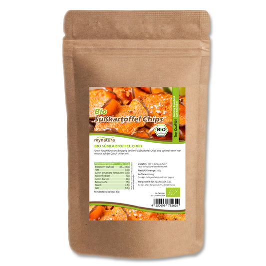 Mynatura Bio Süßkartoffelchips – im Beutel 200g