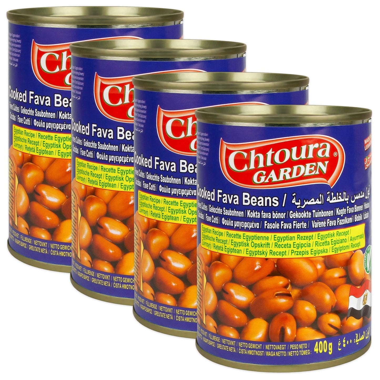 Chtoura Garden - Foul Medammas  (4x400g) - fit and life shop